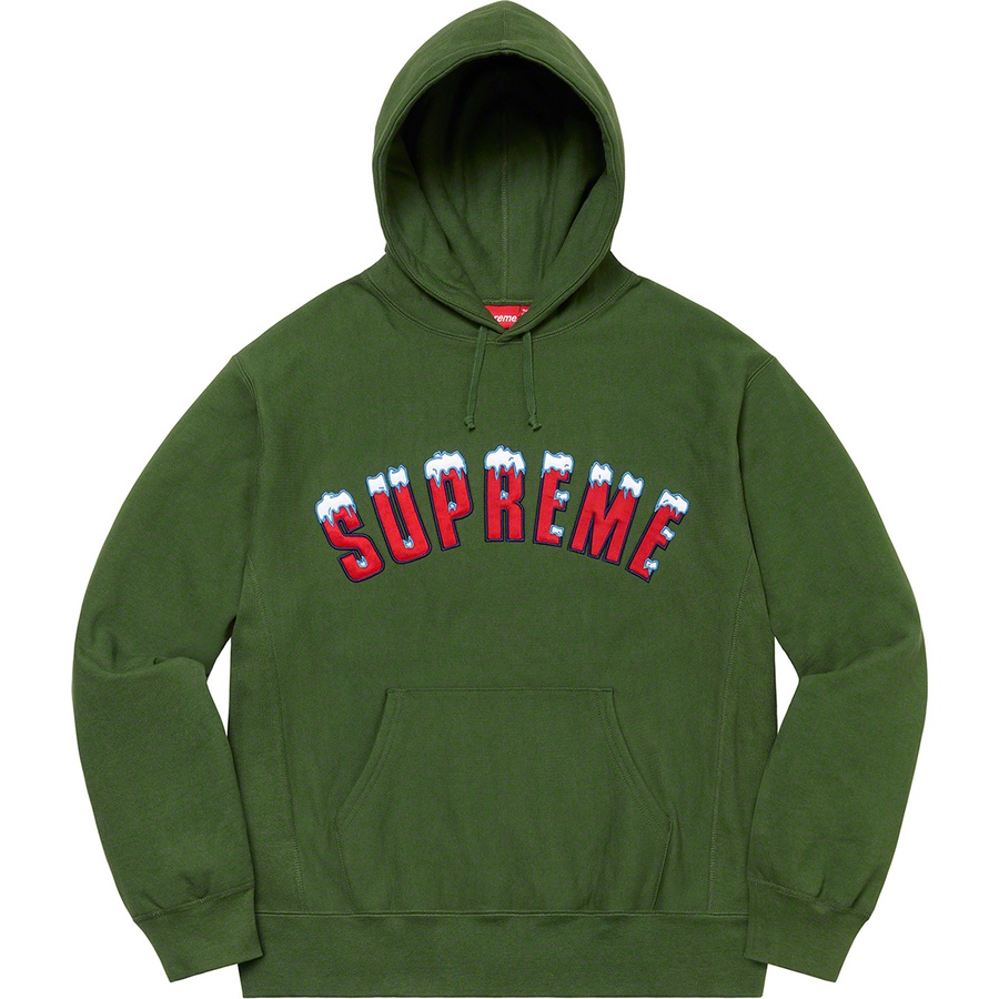 Supreme Icy Arc Hooded Sweatshirt Green - Novelship
