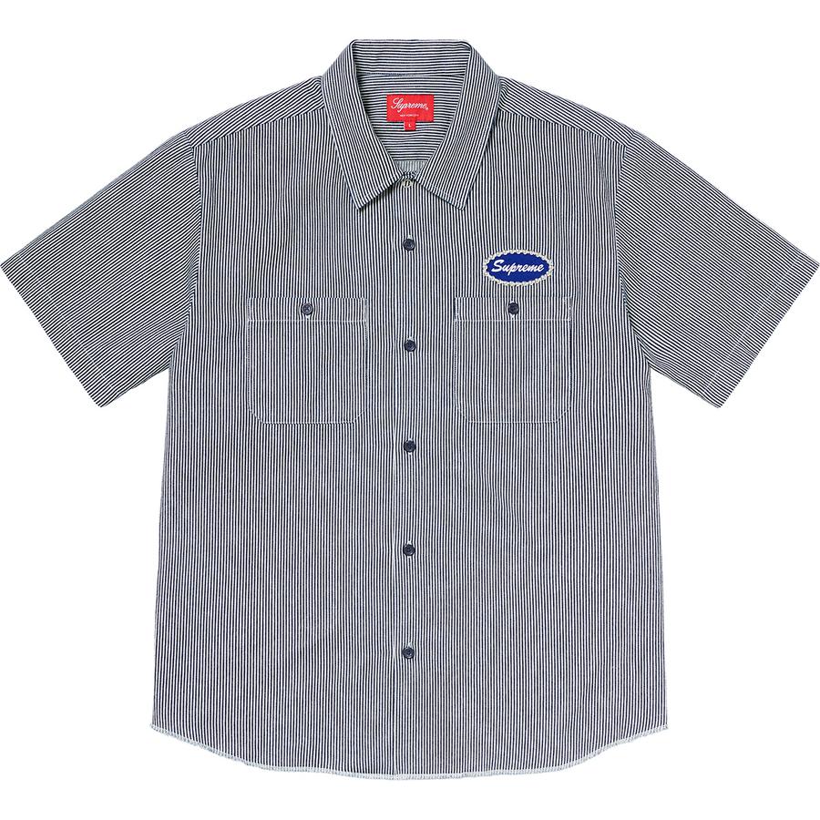 Supreme Studded Patch S/S Work Shirt Stripe - Novelship