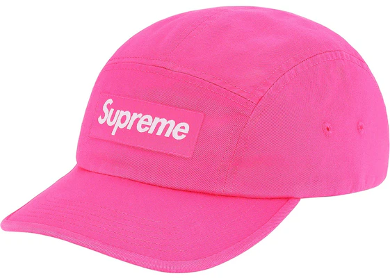 Supreme 2020秋冬系列粉色洗水斜纹野营帽 Buy Supreme 2020秋冬系列粉色洗水斜纹野营帽
