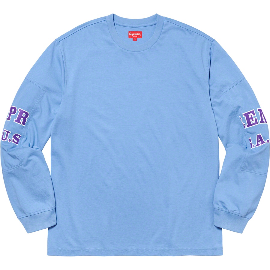 Supreme Cutout Sleeves L/S Top Blue - Novelship