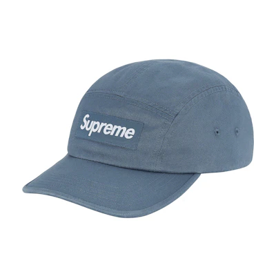 Supreme Washed Chino Twill Camp Cap (FW20) Slate