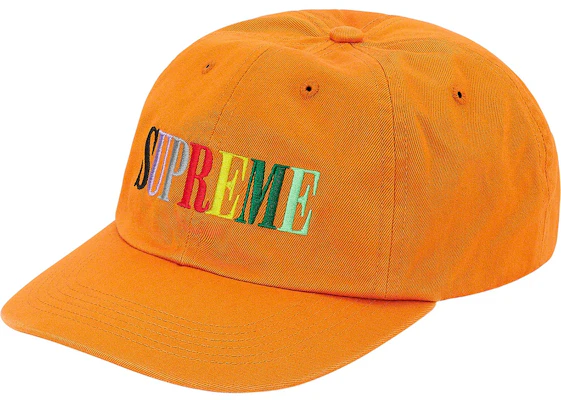 Supreme Gorra Mostaza Logo Multicolor 6 Paneles Buy Supreme Gorra Mostaza Logo Multicolor 6 Paneles