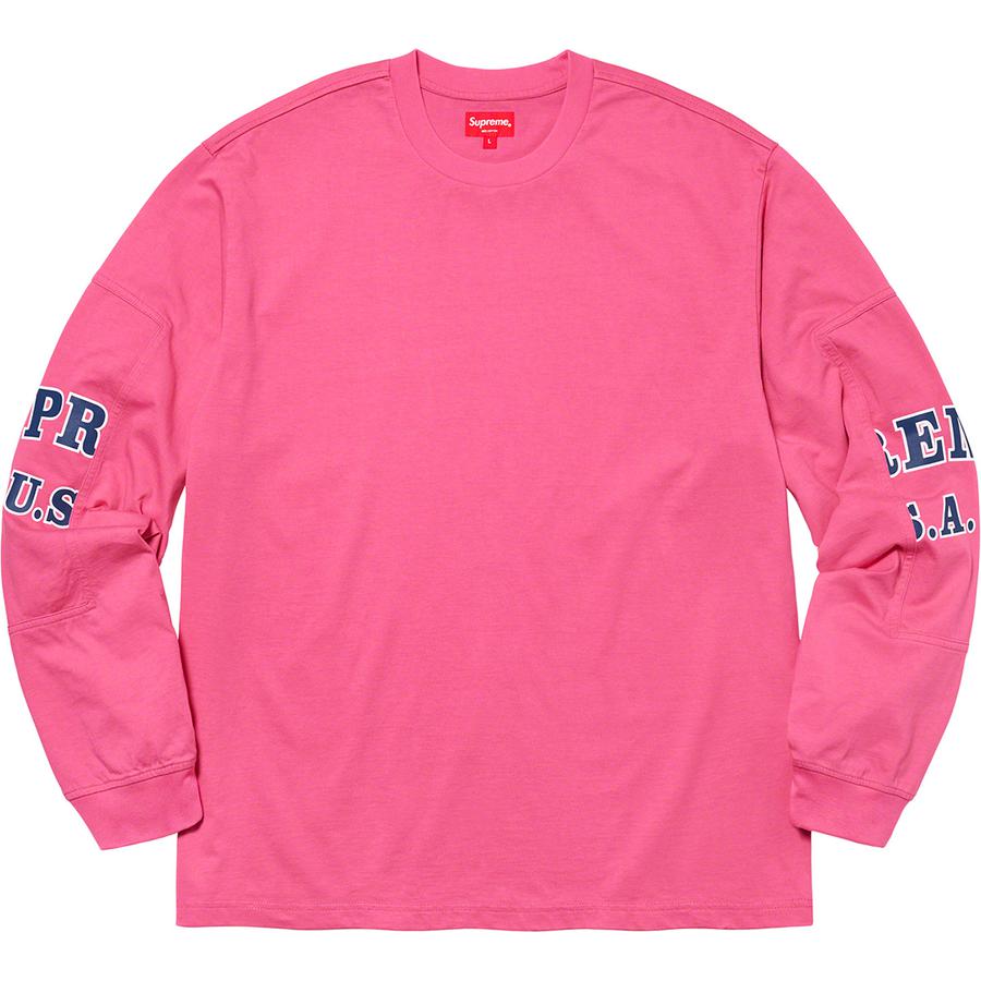 Supreme Cutout Sleeves L/S Top Pink - Novelship