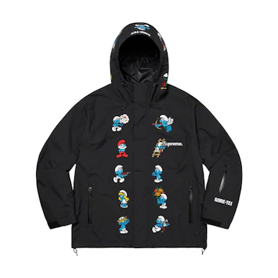 Supreme Smurfs GORE-TEX Shell Jacket Black