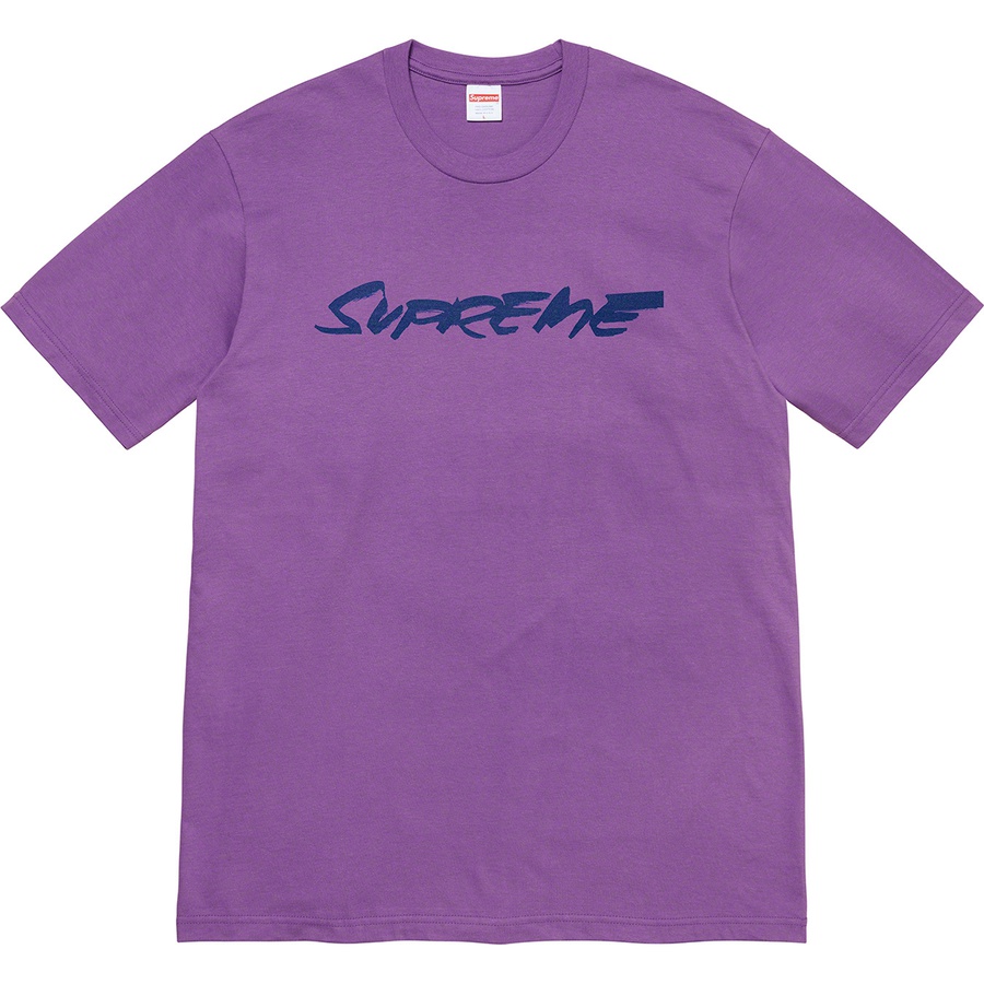 Supreme Futura Logo Tee Purple - Novelship