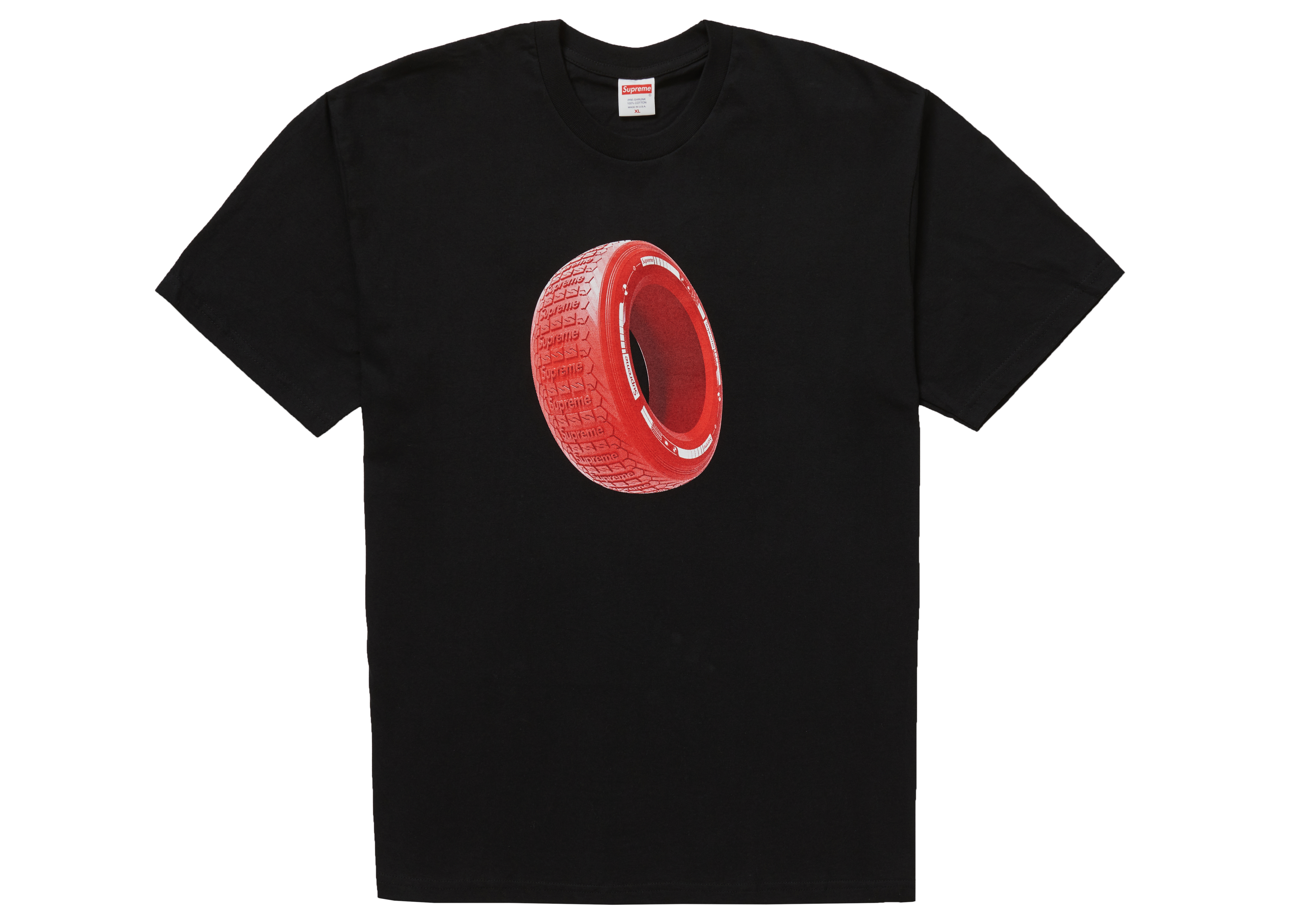 Supreme Tire Tee Black - Novelship