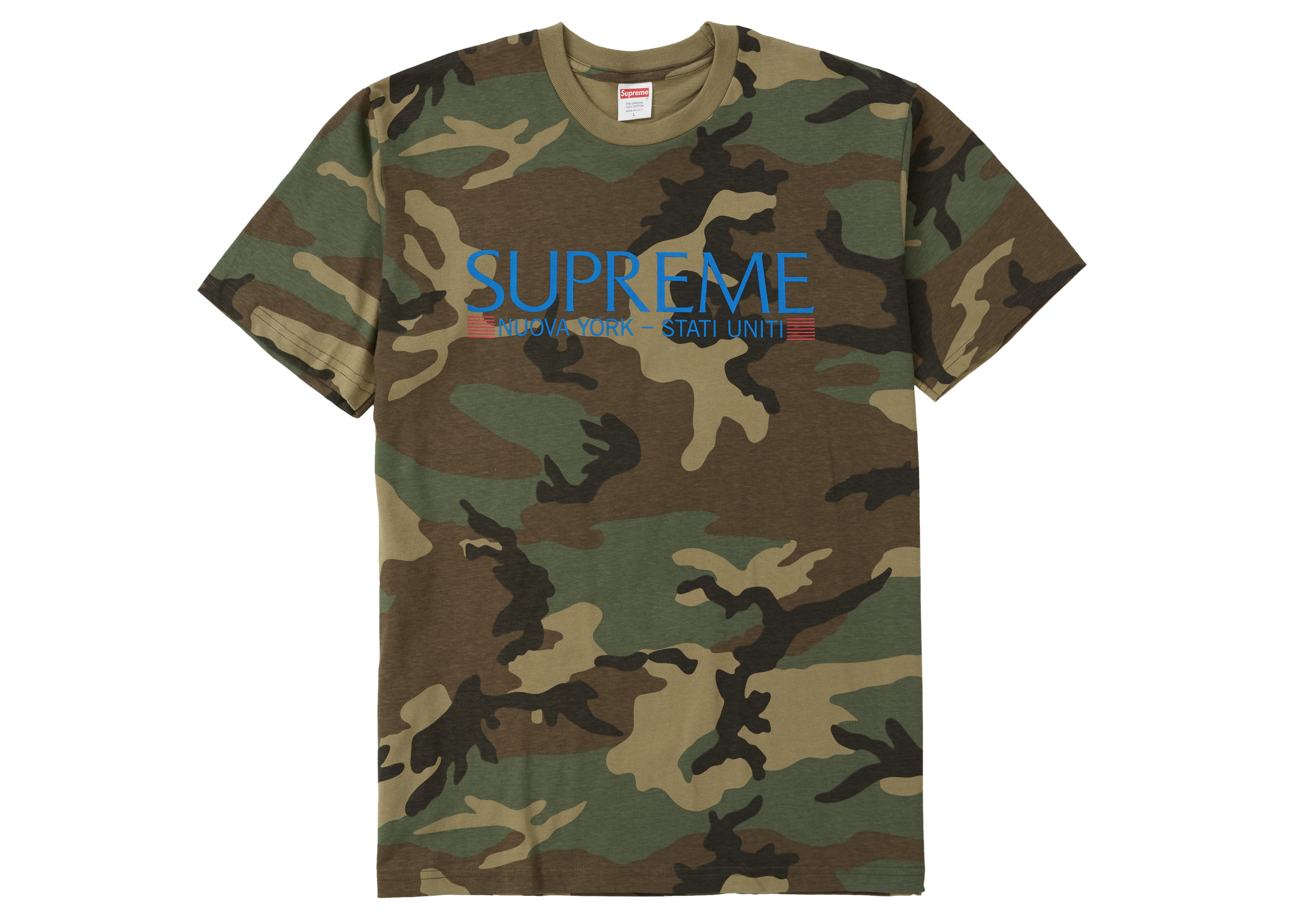 supreme camo tee