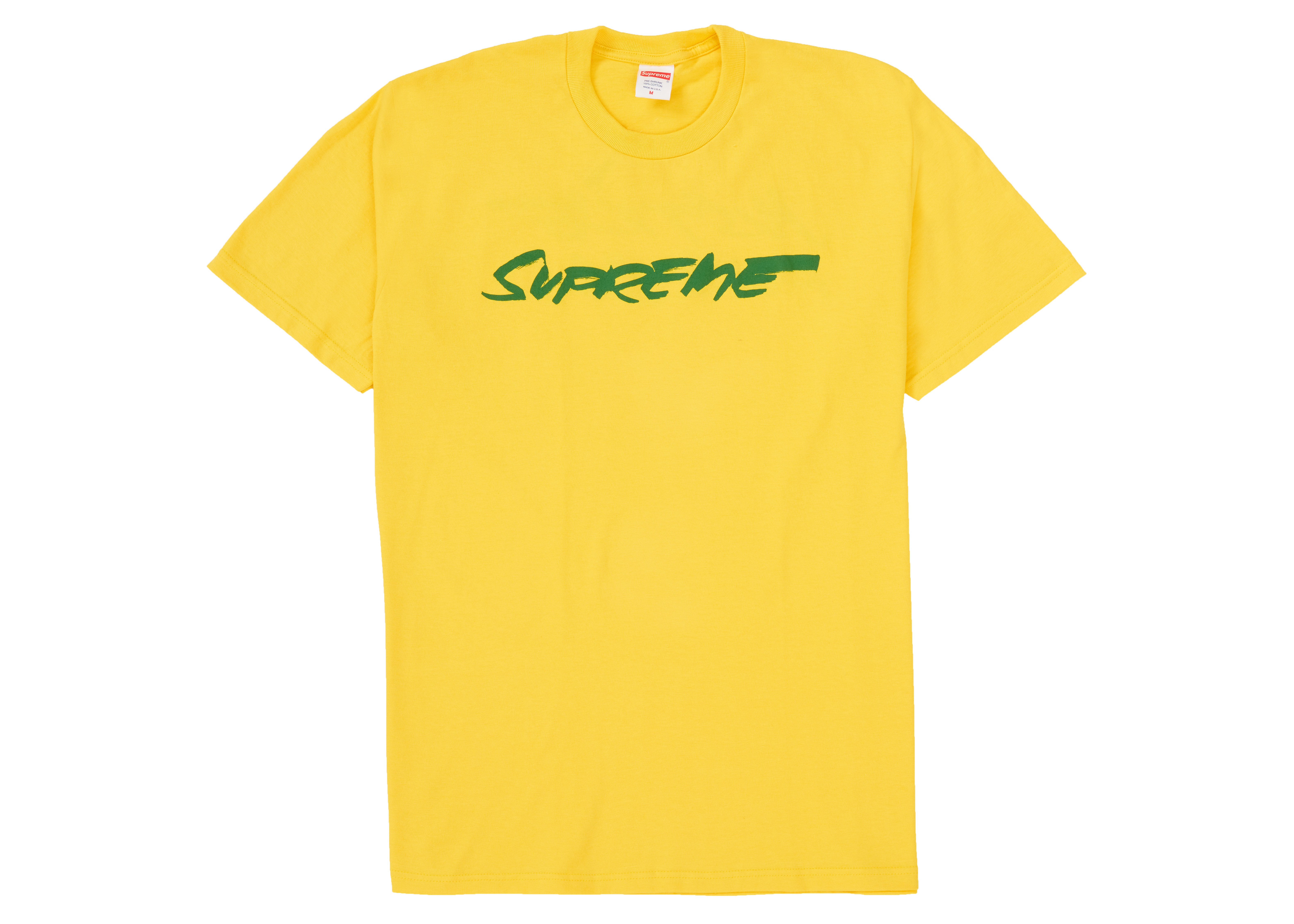 Supreme Futura Logo Tee Yellow - Tシャツ/カットソー(半袖/袖なし)