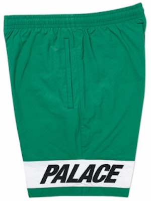 Palace Side Shorts Green/White Lookbook Palace Side Shorts Green/White