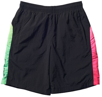 Palace Fader Shell Shorts Black Buy Palace Fader Shell Shorts Black