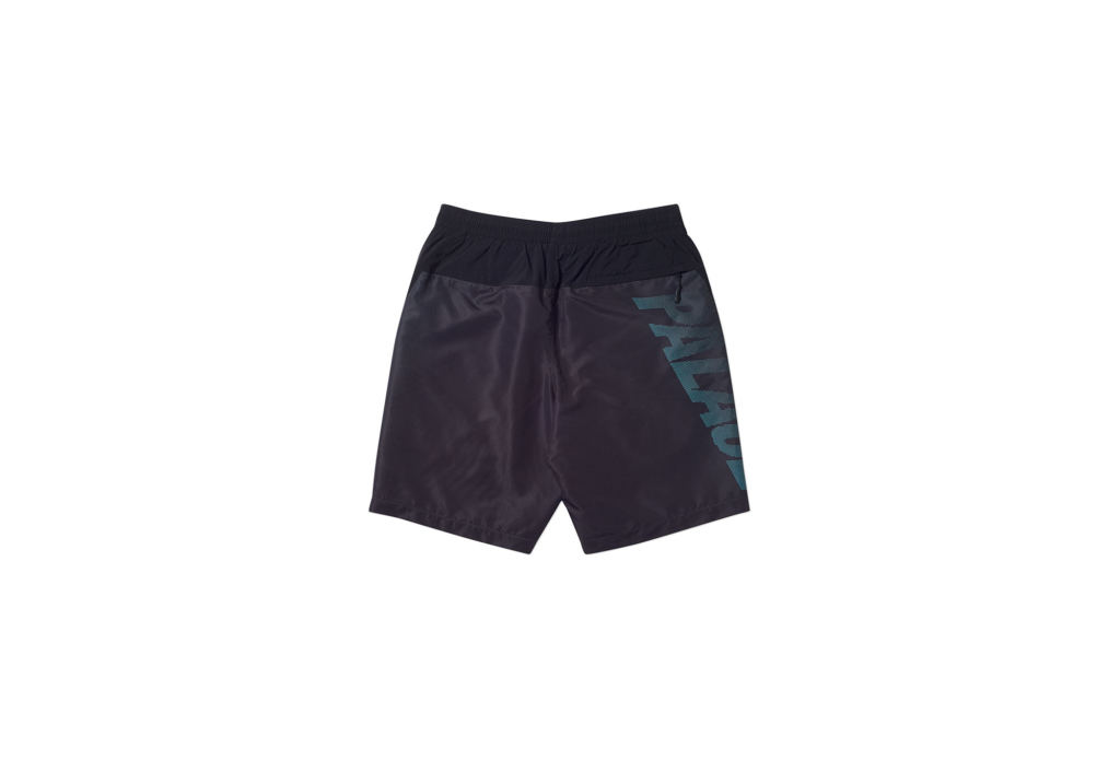 Palace D. Fade Shell Shorts Black - Novelship