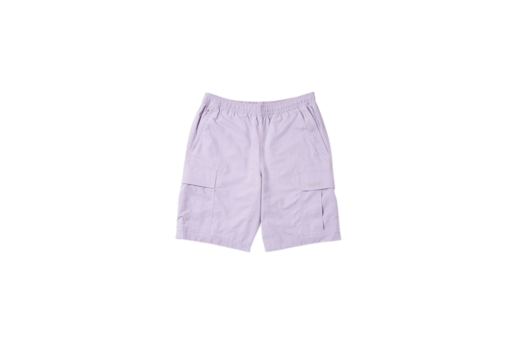 Palace Shell Cargo Shorts Lilac - Novelship