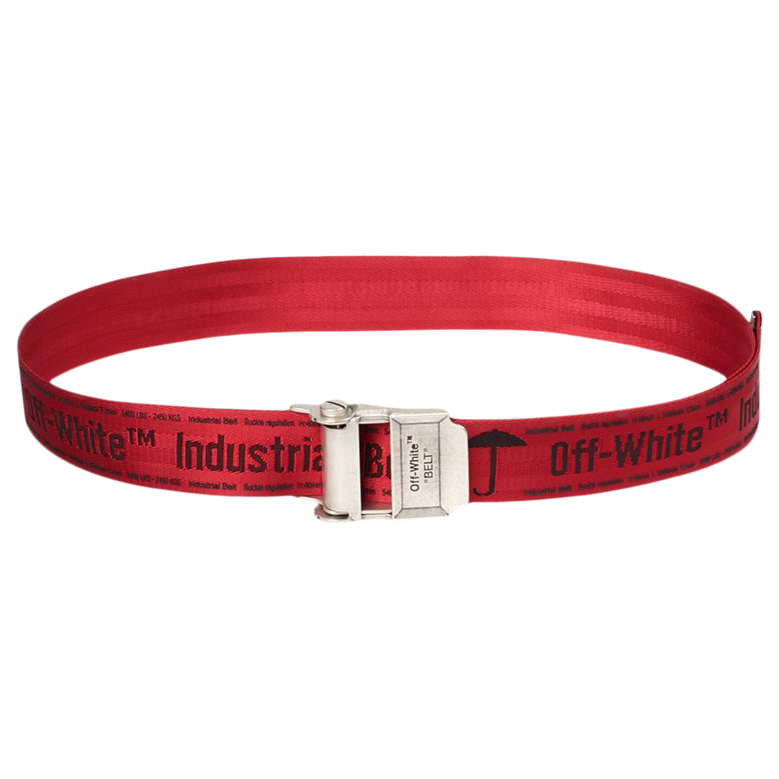 Off‑White Short 2.0 Industrial Belt Red/Black/No Color - Novelship