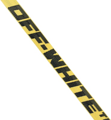 Off‑White Mini Short 2.0 Industrial Belt Yellow/Black - Novelship