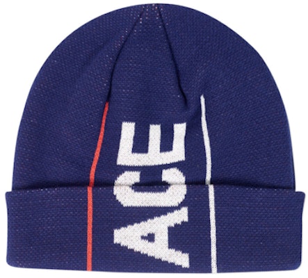Palace One Up Beanie Navy Order Palace One Up Beanie Navy