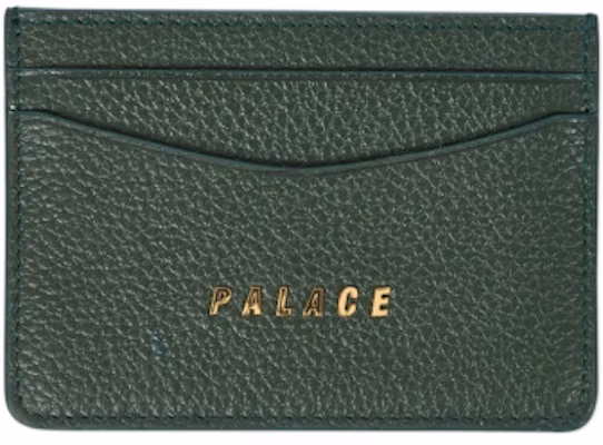 Palace Leather Card Holder Dark Green Buy Palace Leather Card Holder Dark Green