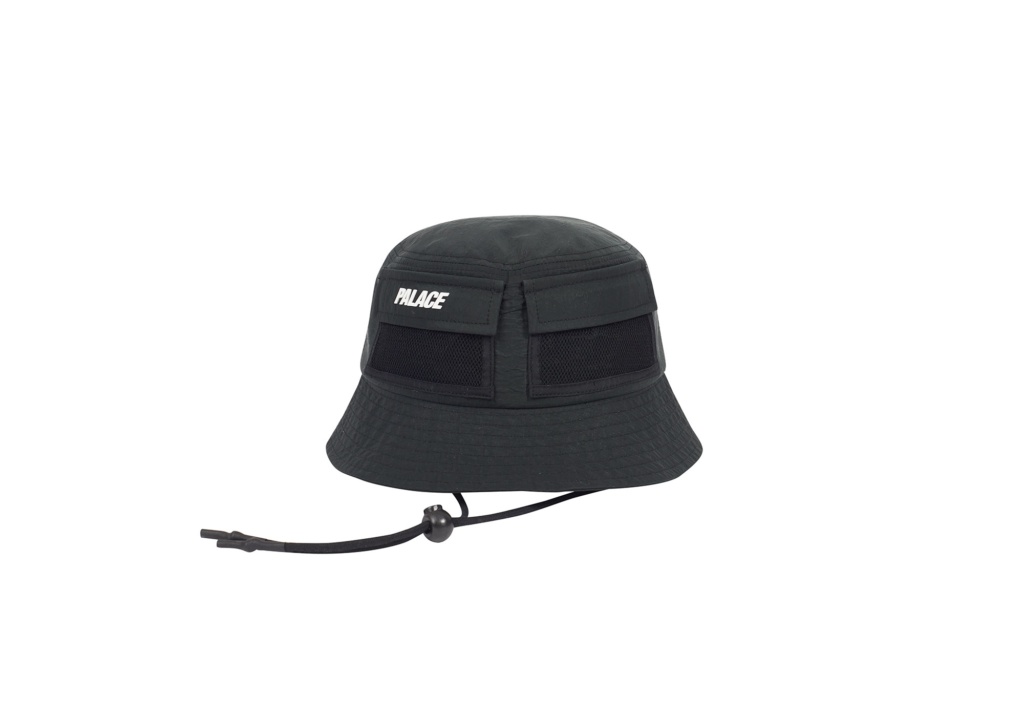 Palace Utility Shell Bucket Hat Black - Novelship