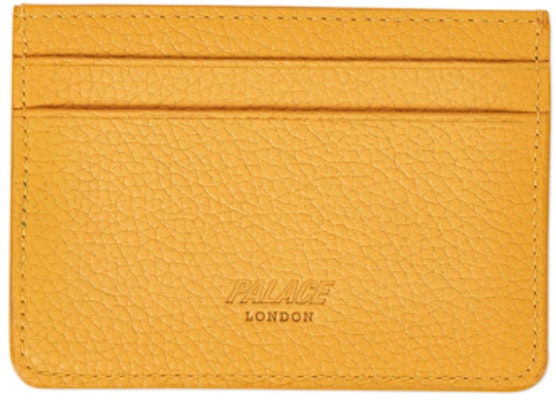 Palace Leather Card Holder Yellow Order Palace Leather Card Holder Yellow