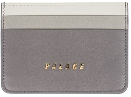 Palace Leather Card Holder Grey Buy Palace Leather Card Holder Grey