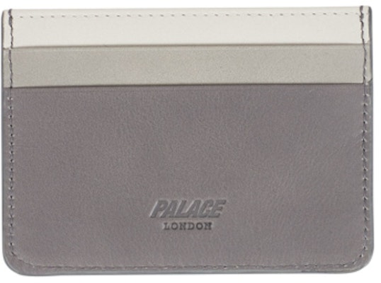 Palace Leather Card Holder Grey Order Palace Leather Card Holder Grey