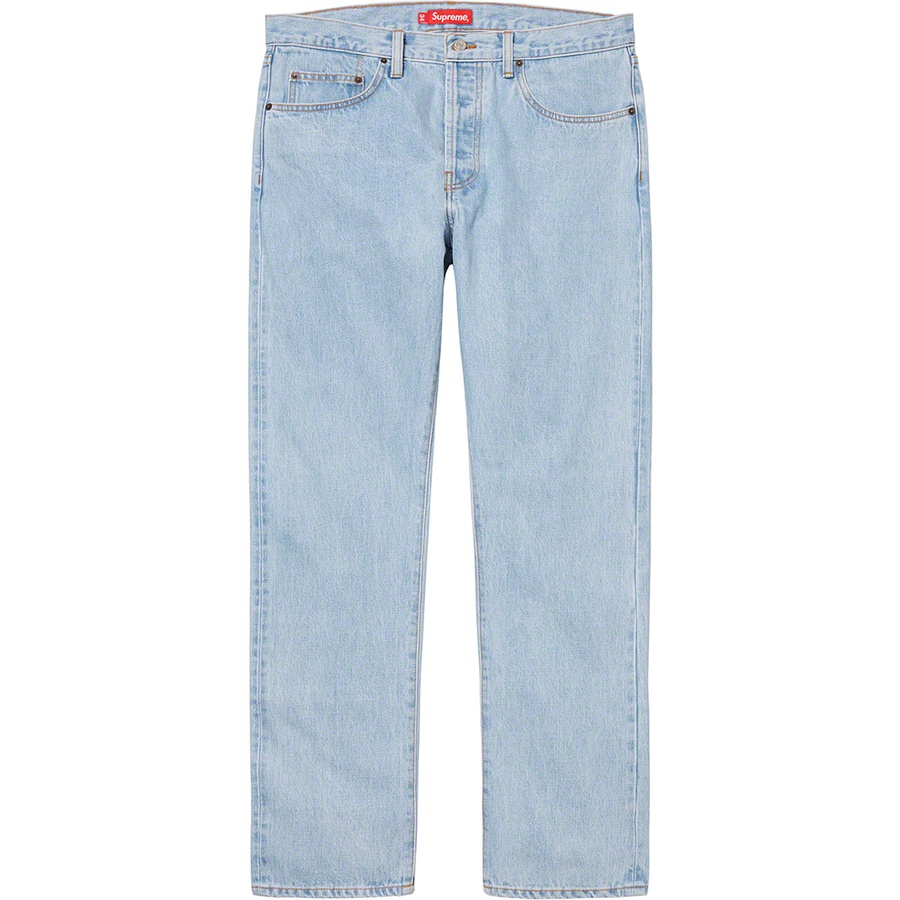 Supreme Stone Washed Slim Jean (FW20) Stone Washed Indigo