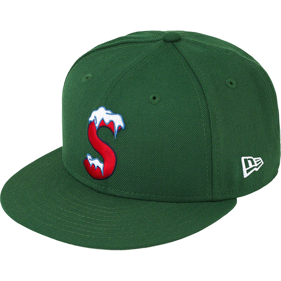 Supreme S Logo New Era Bright Olive