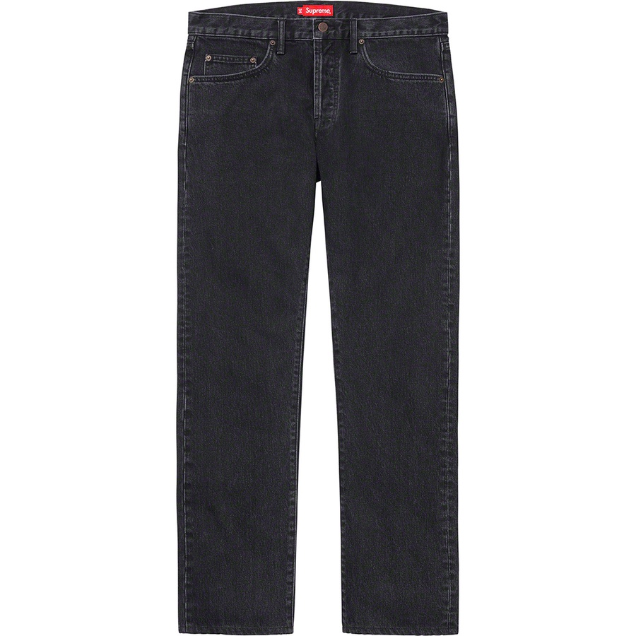 Supreme Stone Washed Black Slim Jean (FW20) Washed Black - Novelship