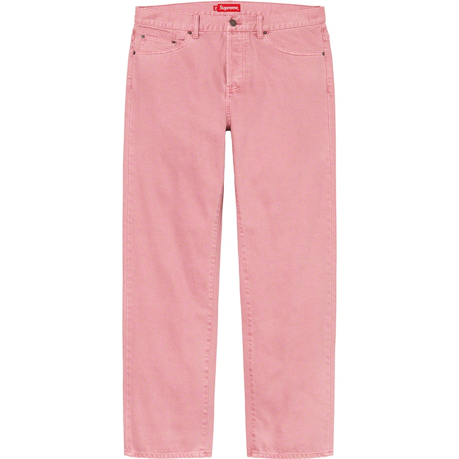 Supreme Regular Jean ウォッシュドピンク 20aw Supreme シュプリーム 20AW Washed Regular Jean ウォッシュド