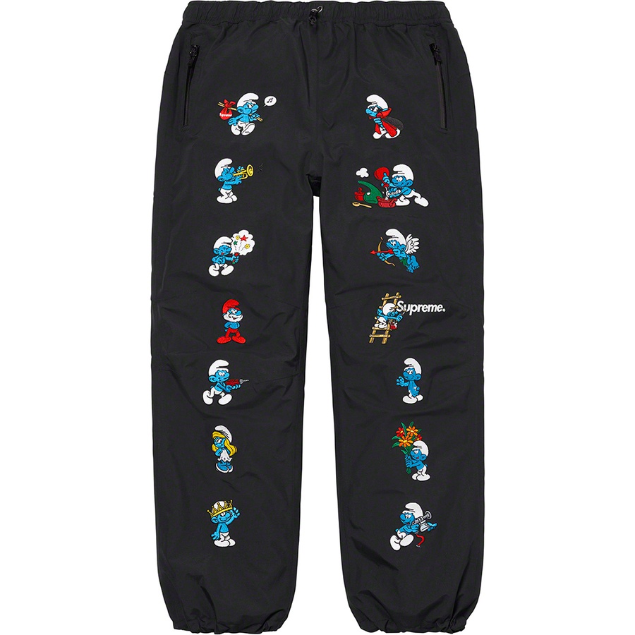 Supreme x Smurfs Gore-Tex Pant Black - Novelship