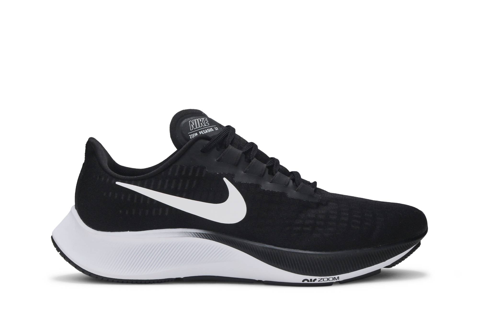 Nike Air Zoom Pegasus 37 Black White BQ9646-002 Nicesnk