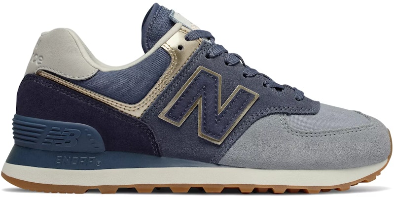 New balance 574 women metallic hot sale