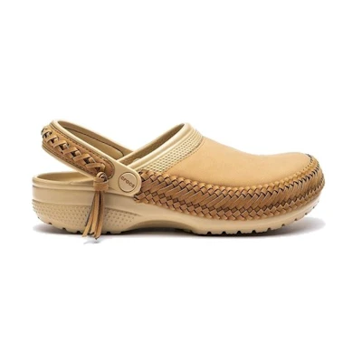Journal Standard x Crocs Leather Crocs Clog 'Wheat'