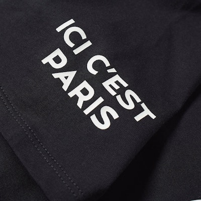 Paris Saint-Germain x Jordan Logo Tee Black & White Shop Paris Saint-Germain x Jordan Logo Tee Black & White