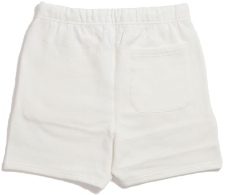 White 2025 sweat shorts