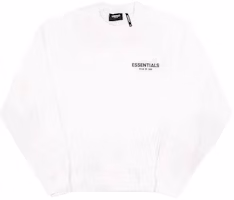 Fear of God ESSENTIALS Shaniqwa Jarvis Photo Crewneck White Fear of God ESSENTIALS Shaniqwa Jarvis Photo Crewneck White