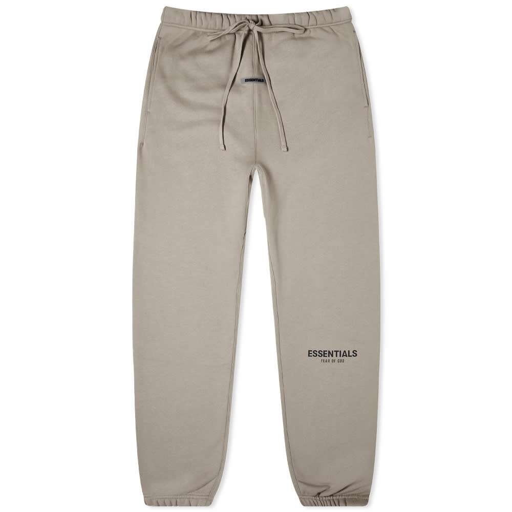 Fear of God ESSENTIALS Reflective Sweatpants Taupe Grey Flannel