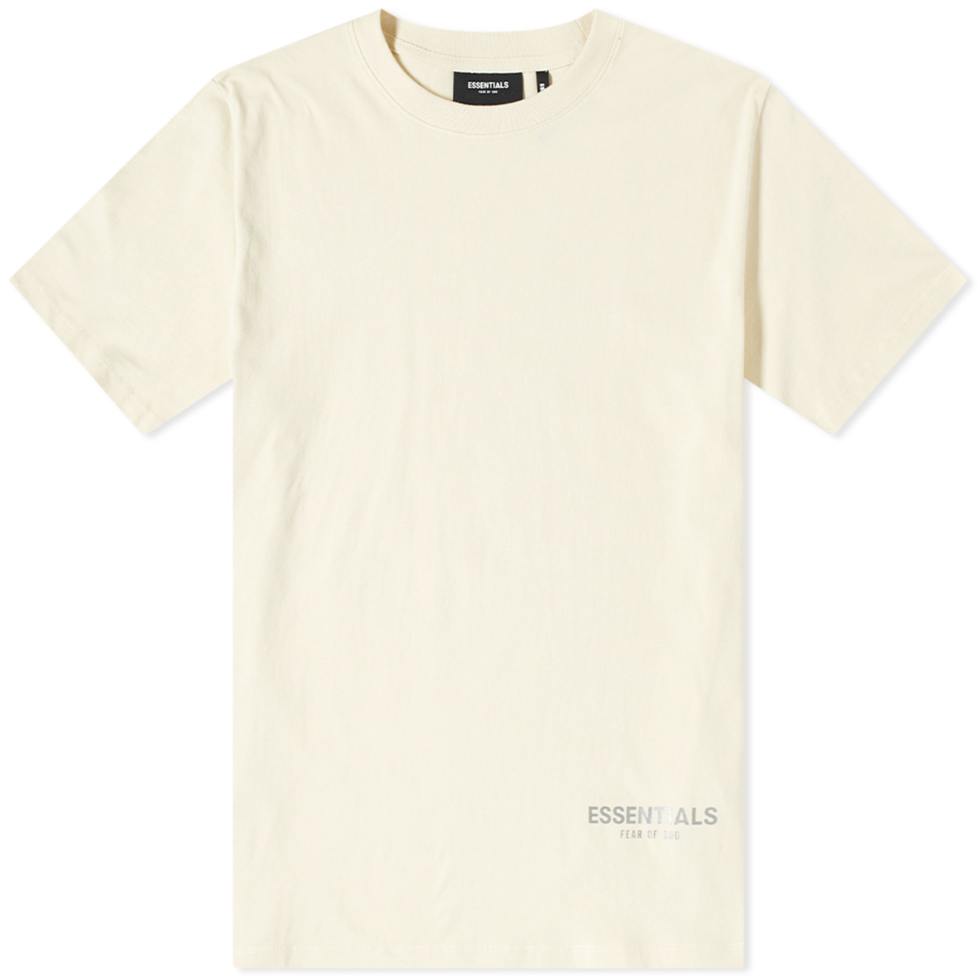 Fear of God ESSENTIALS Ssense Logo Ss T-Shirt Beige