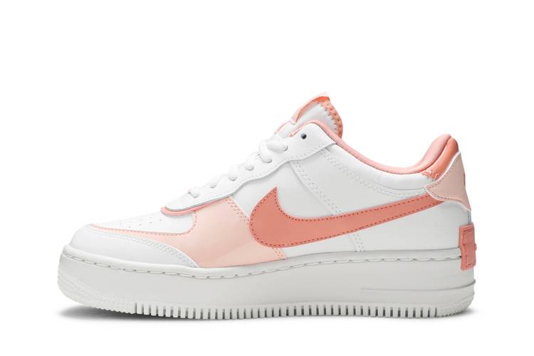 nike air force ones shadow washed coral