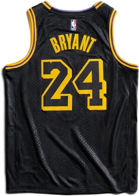 Kobe Bryant Black Mamba Lakers Jersey — SportsWRLDD