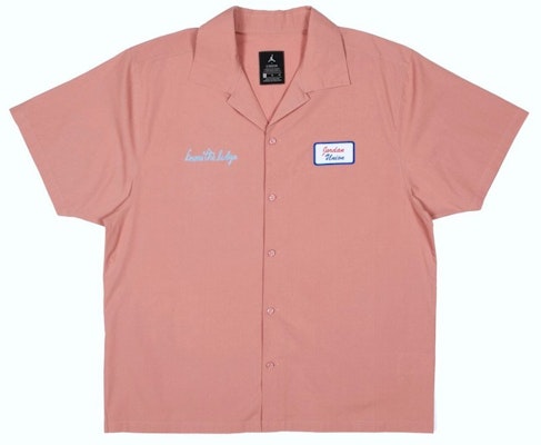 Jordan x Union Mechanic Shirt Rust Pink Buy Jordan x Union Mechanic Shirt Rust Pink