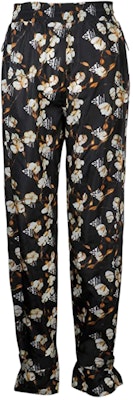Off-White Floral Print Track Pants Black Order Off-White Floral Print Track Pants Black