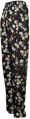 Off-White Floral Print Track Pants Black Lookbook Off-White Floral Print Track Pants Black