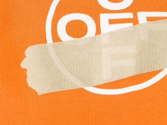 Off-White Tape Arrows Sweatpants Orange/Beige Order Off-White Tape Arrows Sweatpants Orange/Beige