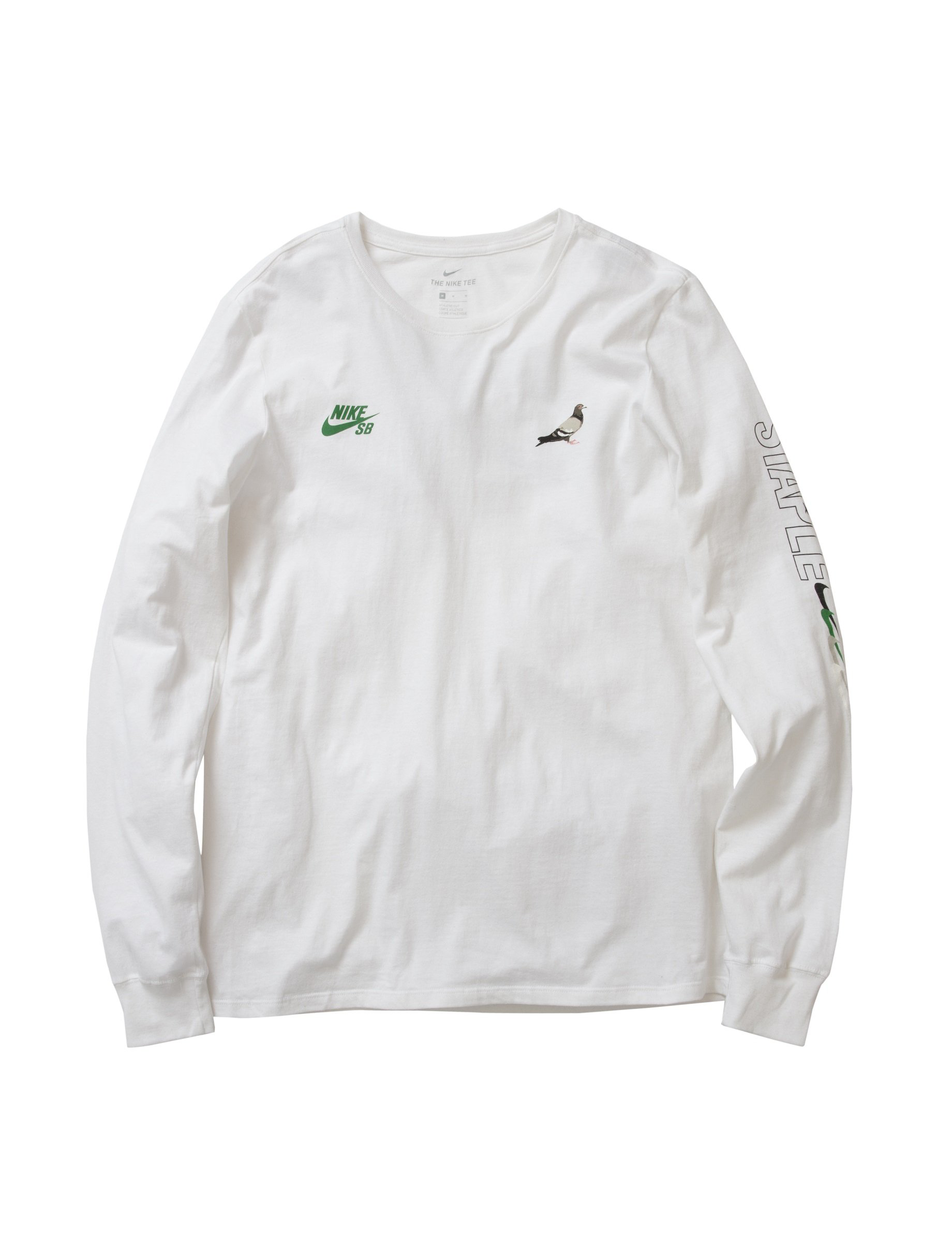新品国産Nike sb × staple pigeon L/S Tee Lサイズ Tシャツ/カットソー(七分/長袖)