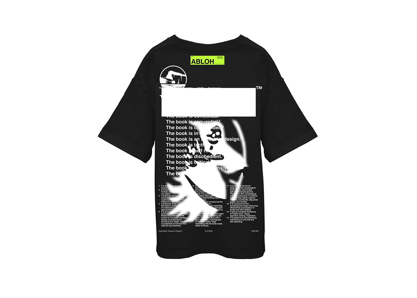 Virgil Abloh Canary Yellow x Artwork x Reaper I T Shirt Black Novelship