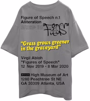 Virgil Abloh Canary Yellow x FOS Alliteration VAA AMO Towers T-Shirt Grey Virgil Abloh Canary Yellow x FOS Alliteration VAA AMO Towers T-Shirt Grey