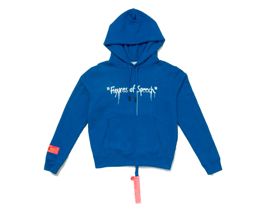 Virgil Abloh x Simon Brown Off‑White MCA Figures of Speech Hoodie Blue -  Novelship