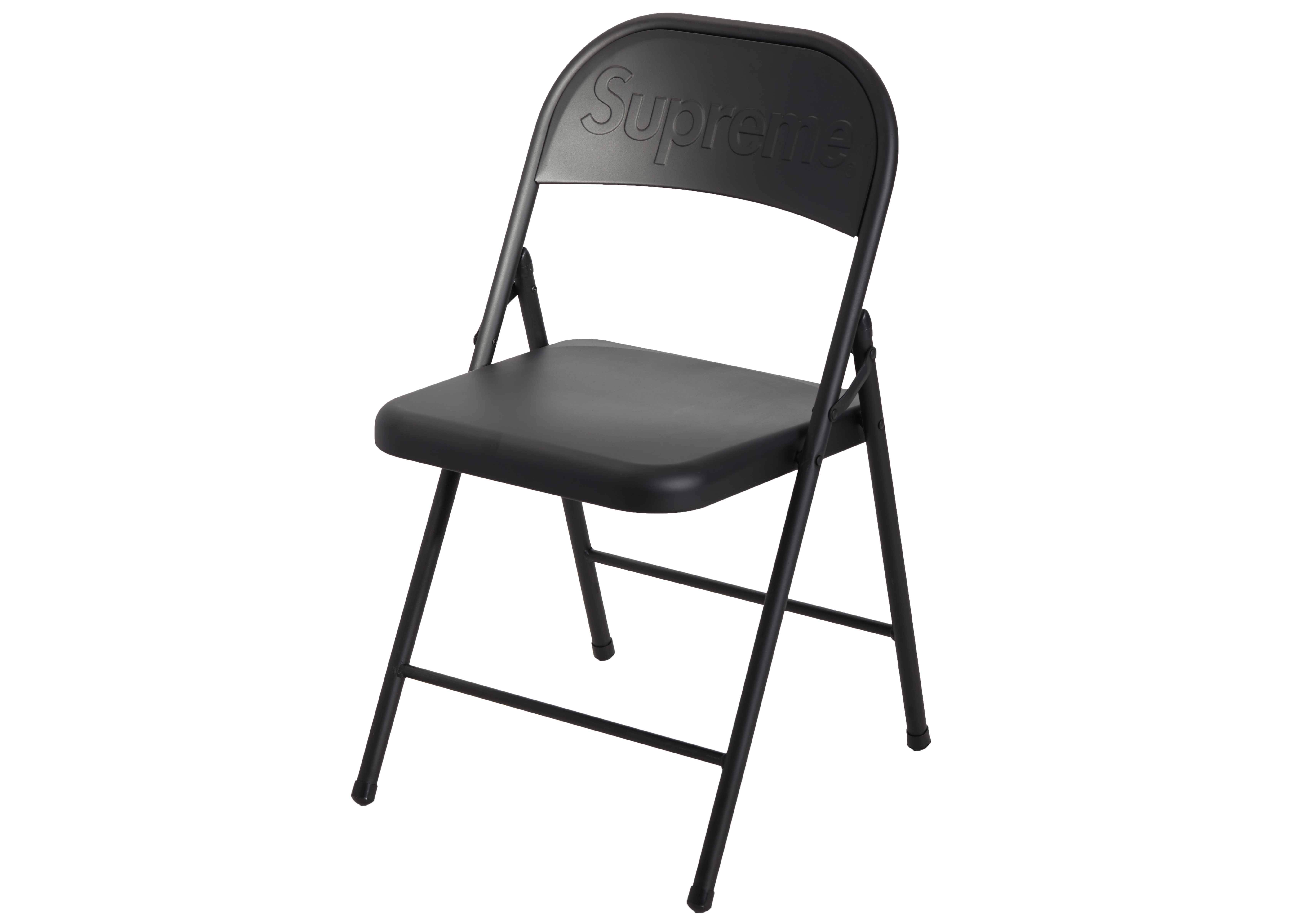 送料無料 Supreme Metal Folding Chair Black 黒