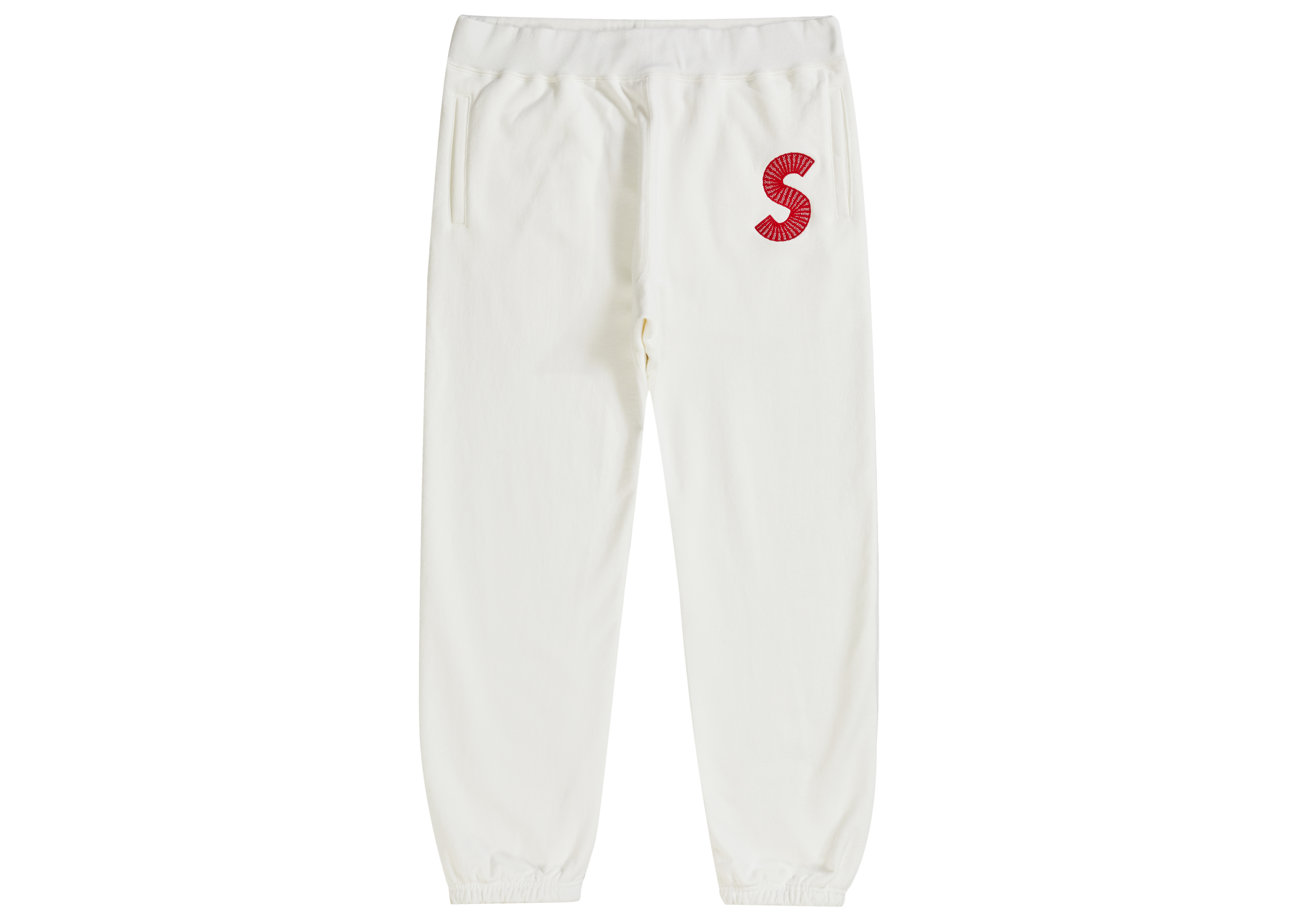 Supreme S Logo Sweatpant (FW20) White - Novelship