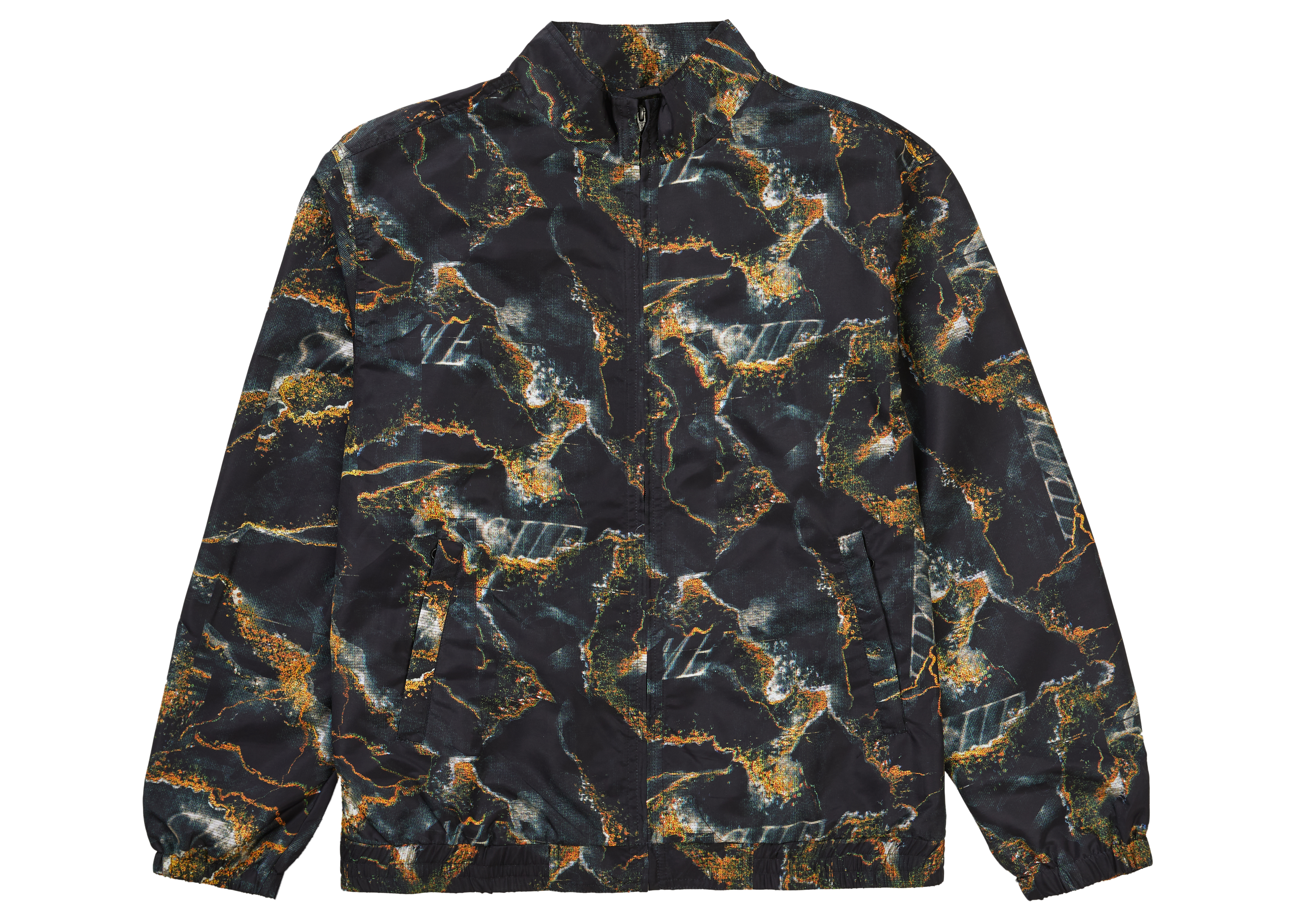 Buy Supreme Marble Track Jacket Black - Novelship